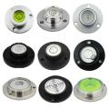 Cusom Aluminum Alloy Bull Eye Level Metal Flange Bubble Level Circular Spirit Level