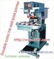 Two Color Turntable Workbench Pad Printer EP160c2
