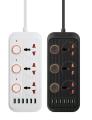 Multipe Switch Socket& Switched Socket ABS+PC Material Surge Protector A04 A04USB