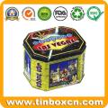 Custom Octangular Gift Tin Box with Eye-Catching Artwork