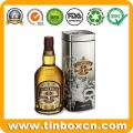 CHIVAS Premium Whisky Tin Box with Custom 3D Embossing and Printing