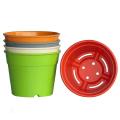 Multiple Drainage Holes Bamboo Fiber Flower Plant Pots