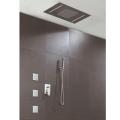 Three Function LED Shower Set with Rain Shower Head Bathroom Sanitary Ware with Body Jet