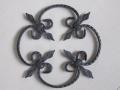 Wrought Iron Flower Panels for Fence
