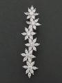 White Diamond Flower Hairpin