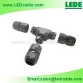 New Design, Screwless IP68 Waterproof T Connector