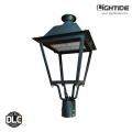 Lightide DLC/CE Certified LED Post Top Lights 50W-80W for Street Lighting, 5 Years Warranty