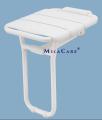 MC1105 Folding Seat with Floor Support White Color