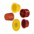 Thick Wide Flange PE Yellow Tapered Plastic Cap Plug for Hydraulic Line