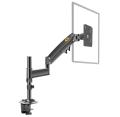 Ergonomic Height Adjustable Gas Spring Single Monitor Desk Mount Arm