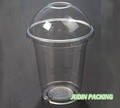 PET Cup,Clear Plastic Cup,Cold Cup,Transparent Cups,Dome Lid