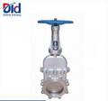 12 Dimension Ductile Iron Italy Kennedy Bidirectional Seal Non Rising Stem Knife Gate Valve Purpose