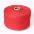 Qiaofu Open End Dyed Blended Yarn Knitting Yarn for Gloves Ne6s/1 Red Color Yarn
