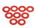 Paper Red Color Fiber Washer Insulating Flat Washer Plain Gasket Ring Meson Spacer Washers