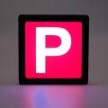 Rechargeable Glow LED Car Stickers for New Driver P Plate Stickers Safety Car Learner