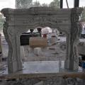 Natural Stone Hand Carved Marble Fireplace for Home Decoration