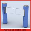 Stainless Steel Access Control System CE Certificate Automatic Cylinder Swing Barrier