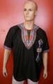 So Colored Kaftan African Ethnic Dashiki Shirt Black Men, Gift for Relax Friends Colleague ,Beach