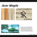 Maple Wood Luxury Vinyl Floor Semi-rigid LVT SPC Waterproof with Unilin Click S03A