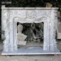 High Quality French Style Marble Fireplace Mantel Surround for Home Decor