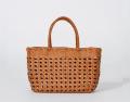 Women Leather Woven Tote Bags Manufacturer in India