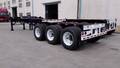 20ft-40ft 3Axles Extendable Chassis