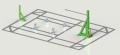 Frame Machine Chassis Liner, Floor Straightening System with Modular Rails