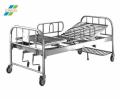 Double-crank Nursing Equipment Medical Furniture Stainless Steel Hospital Patient Nursing Bed