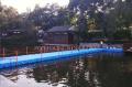 Floating Bridge Floating Walk Way Floating Pontoon House Floating Cottage