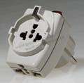 EUROPEAN Style Multi-function Dual Adapter W/Switch