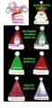 Flashing LED Santa Hat