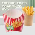 French Fries Cup, Customizable, Disposable Eco-friendly Material, Whiteboard/Kraft Paper Material, P