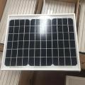 Single Crystal Silicon Solar Panel 10w18v for Solar Energy Monitoring System of Solar Lamp