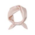 Women Fashion 100%Silk Solid Square Scarves 53cm Monochrome Headband Hankerchief