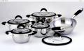 Cone-shaped Induction Stainless Steel Cookware Set