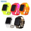 YEEYOU Rubber Strap Silicone Watch Band Silicon Bands for Apple Watch Series