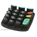 Custom Molded Silicone Rubber Keypad for TV Remote Controller