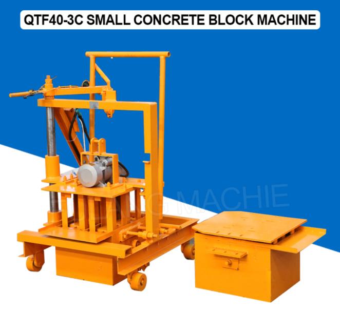 Small Manual Concrete Hollow Block Cement Brick Making Machine(id