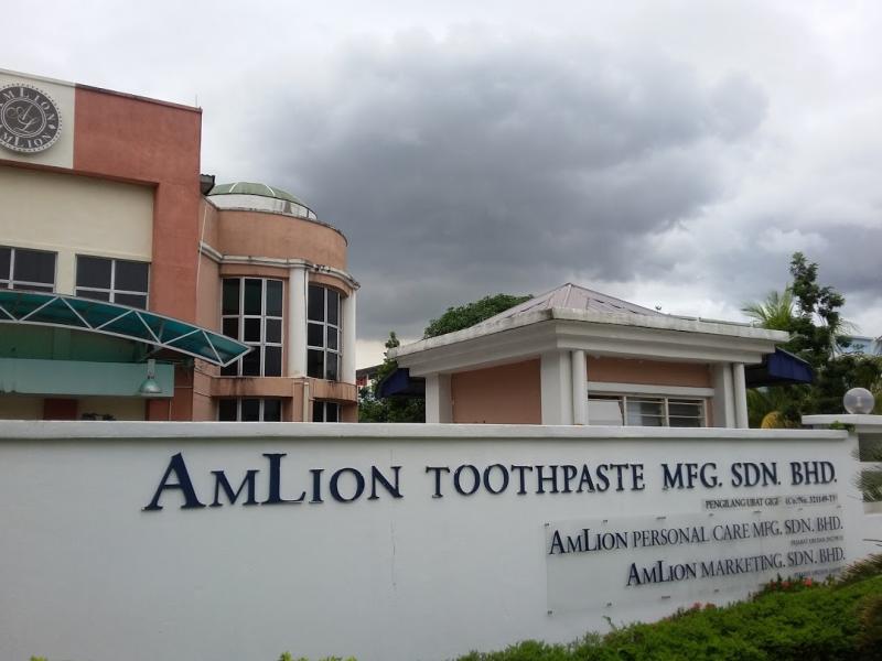 Amlion toothpaste mfg sdn hot sale bhd