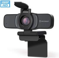 Amcrest 1080P Webcam with Microphone & Privacy Cover, Web Cam USB Camera, Computer HD Streaming Webc