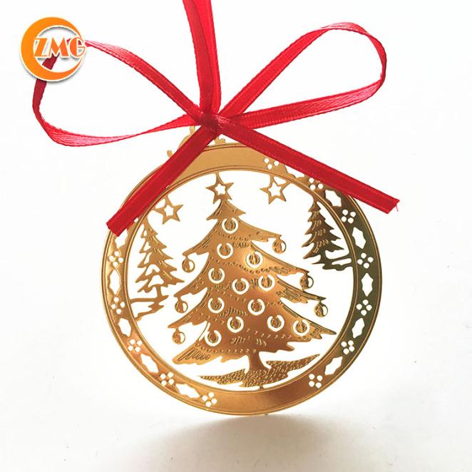 Wholesale Cheap Customized High Quality Gold Metal Christmas