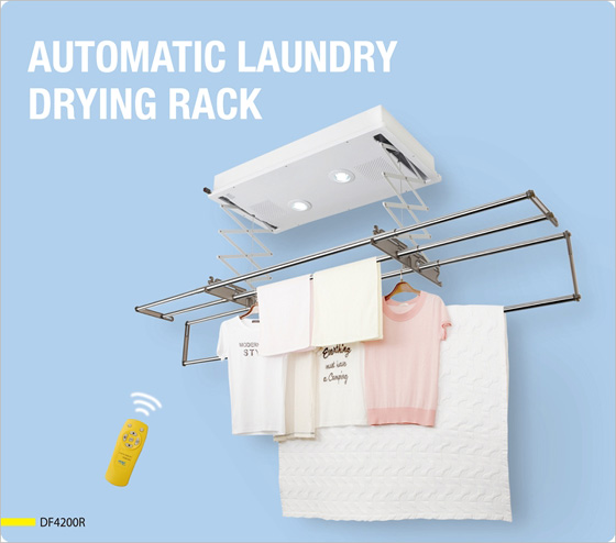 Automatic Clothes Drying Rack with Remote Control | ETC | GOBIZKOREA.COM