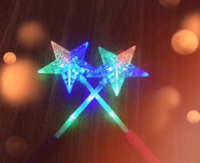 Led Magic Star Wand Flashing Lights Up Glow Sticksid10982118 Buy 
