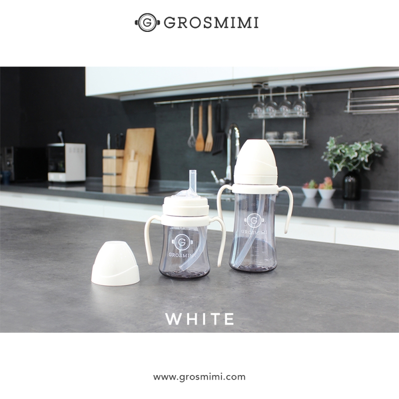 Grosmimi PPSU Dark Series Straw Cup 300 ml