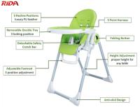 Baby High Chair Easy Folding Dining Chair
