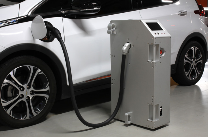 fast home charger for electric car