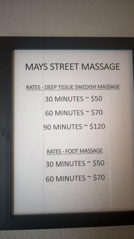 Mays Street Massage