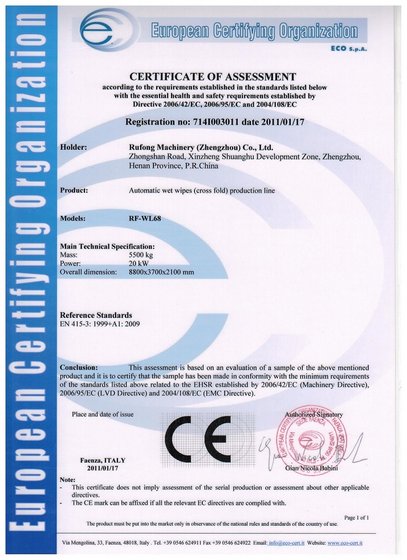 Rufong Machinery Zhengzhou Co., Ltd.