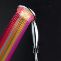 Bathroom Illuminated RGB 3 Colors LED Shower Head
