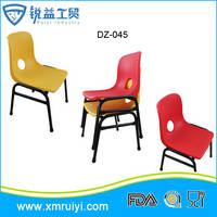 High Quality Plastic PP Kids Stool Chair with Steel Frame